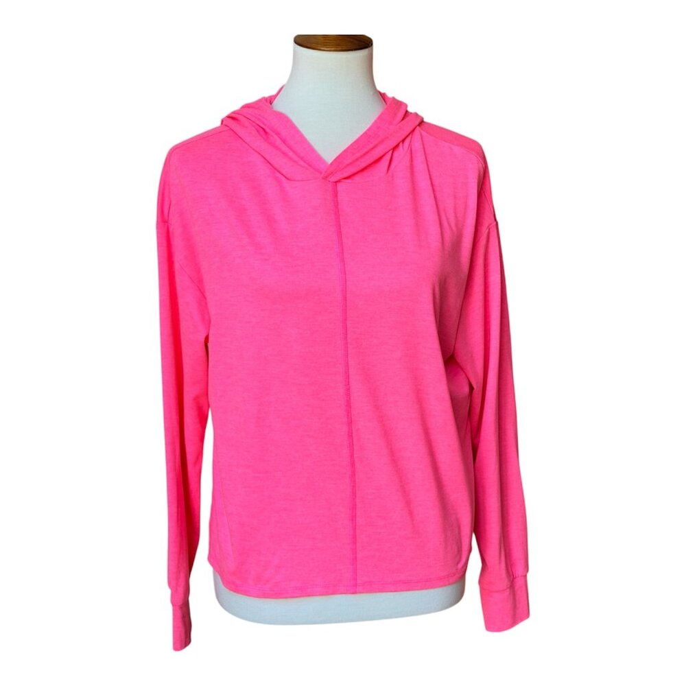 GAPFit Stretchy Neon Pink Hoodie Pullover Small